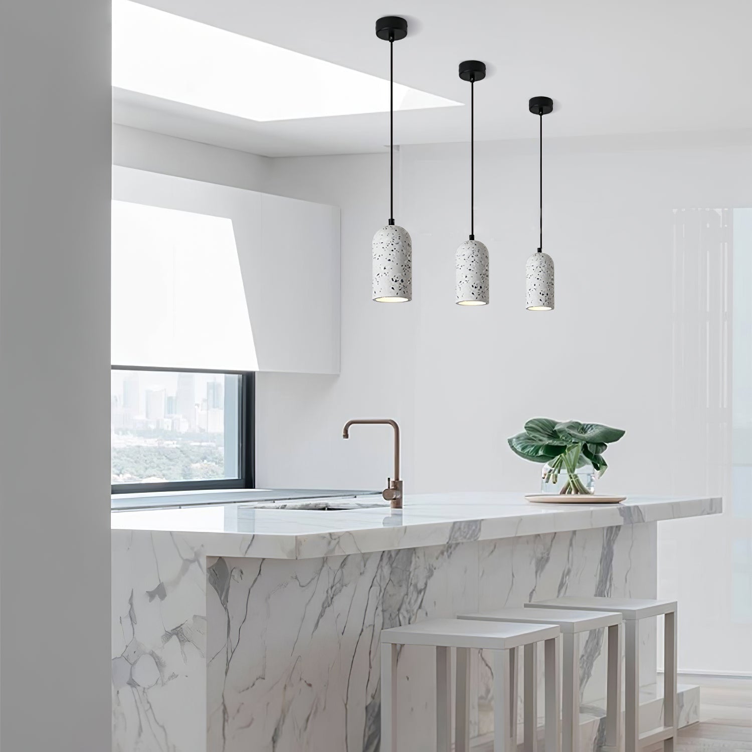 U Concrete Pendant Lamp - Letslighting