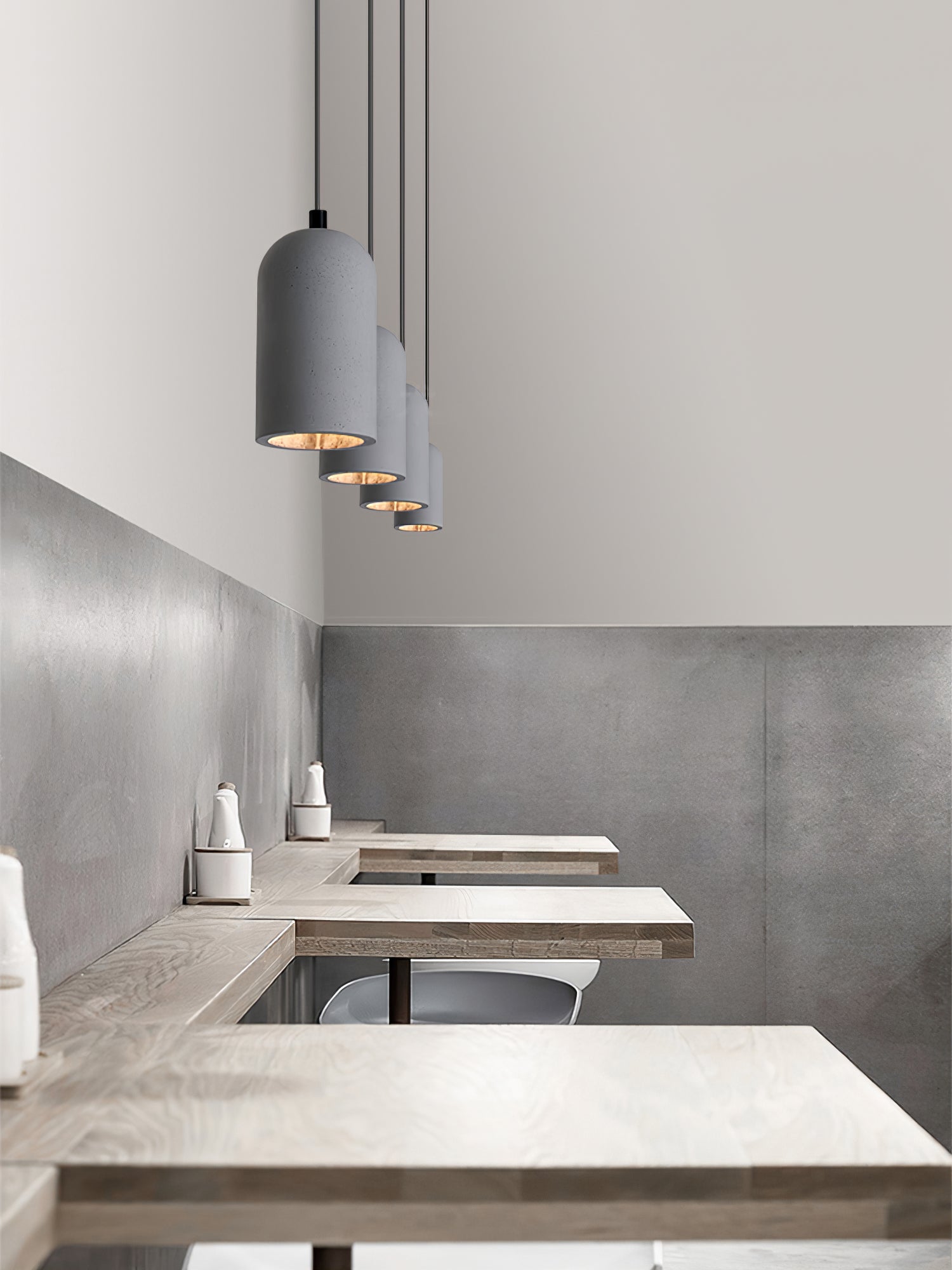 U Concrete Pendant Lamp - Letslighting
