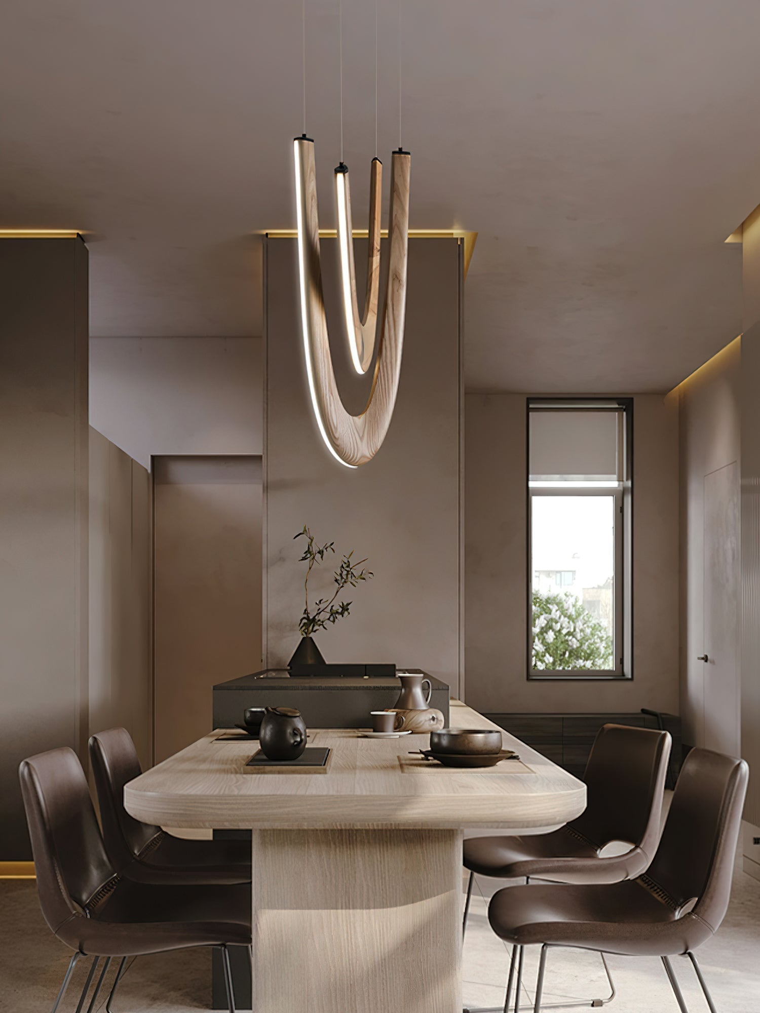 U Wooden Pendant Lamp - Letslighting