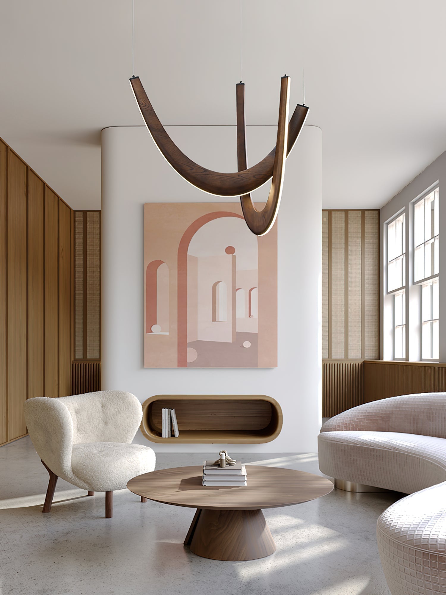 U Wooden Pendant Lamp - Letslighting