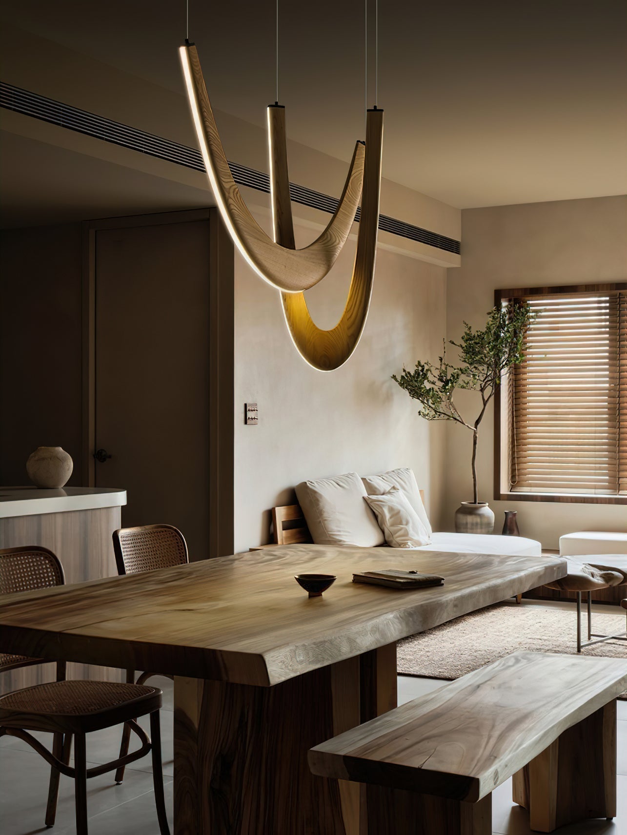 U Wooden Pendant Lamp - Letslighting
