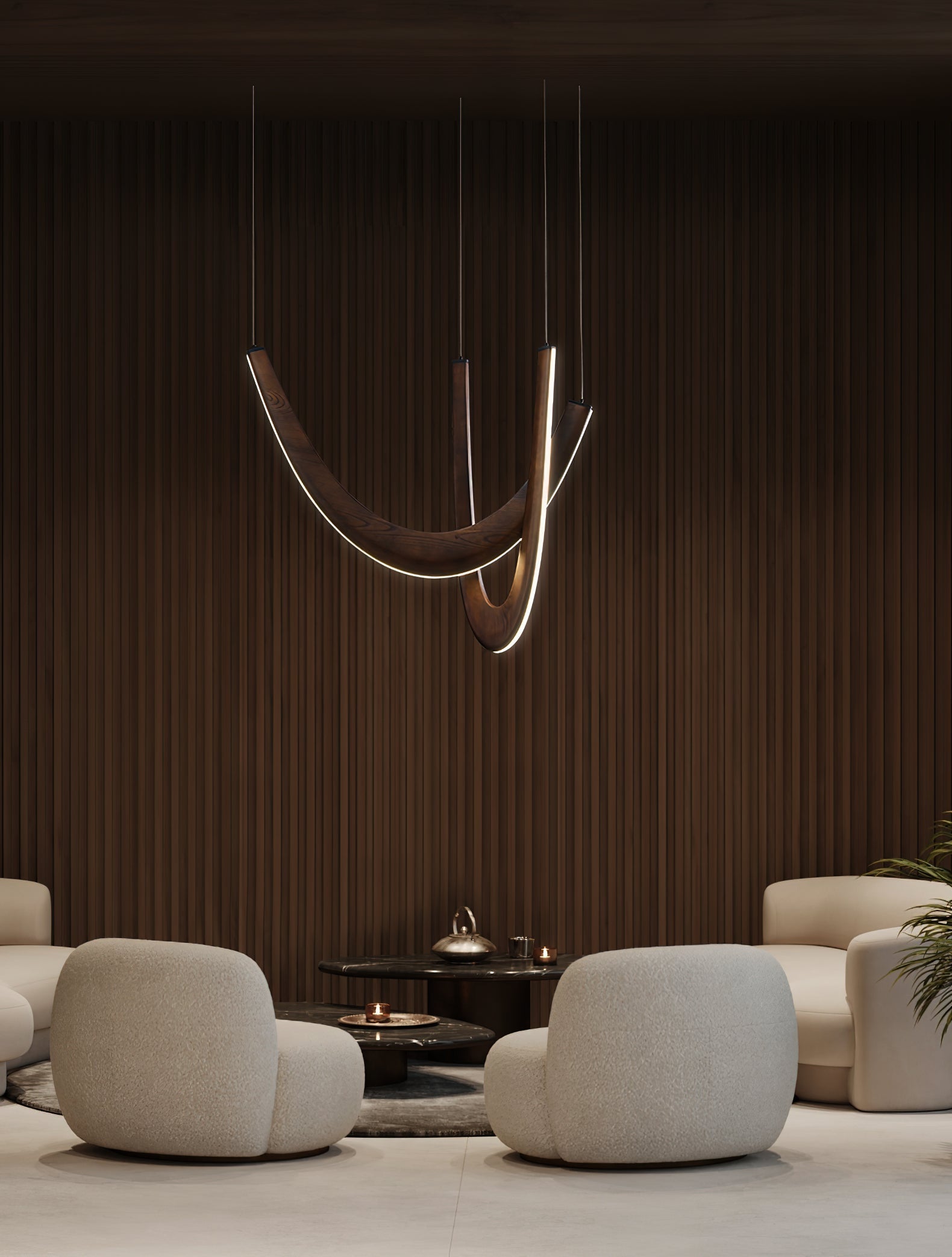 U Wooden Pendant Lamp - Letslighting