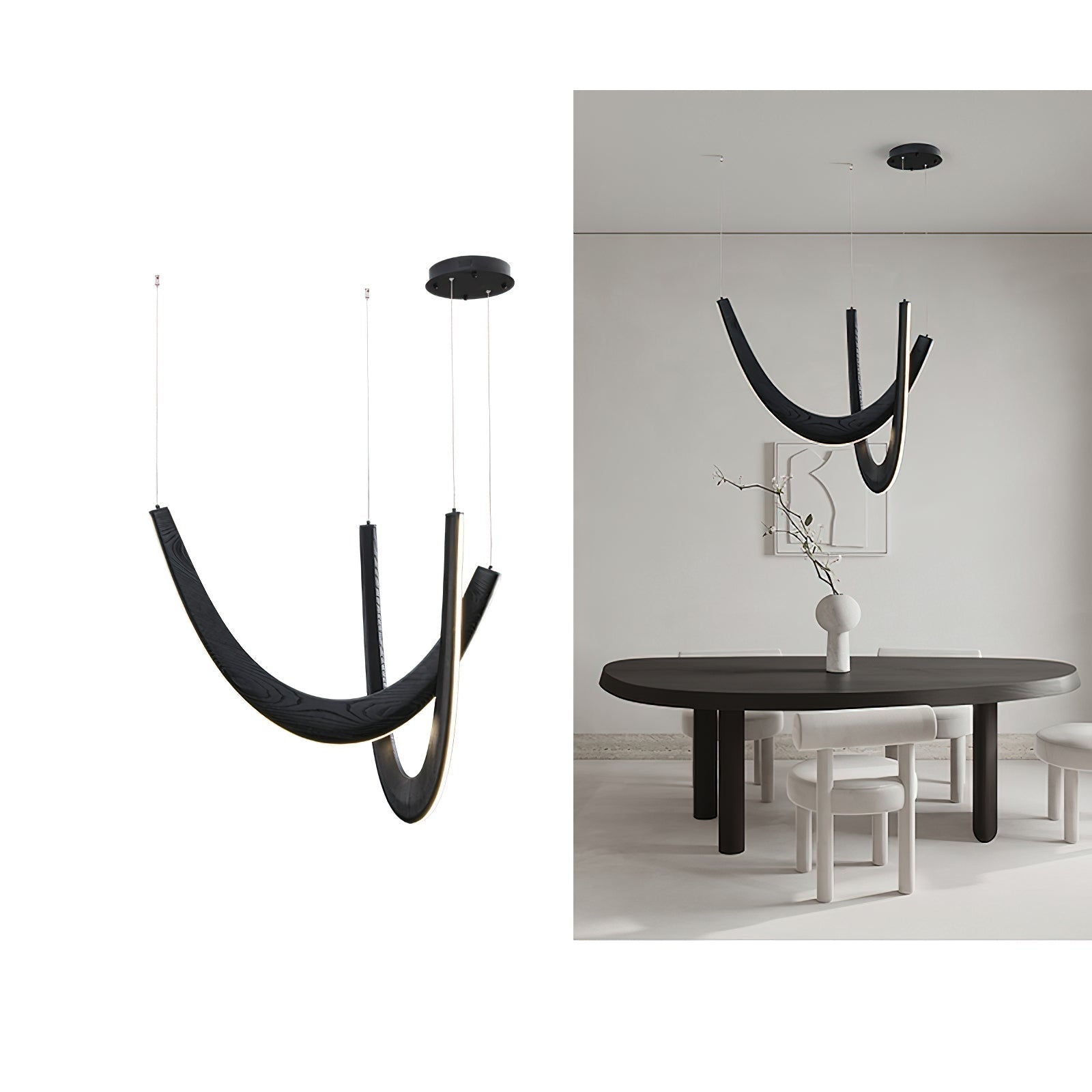 U Wooden Pendant Lamp - Letslighting