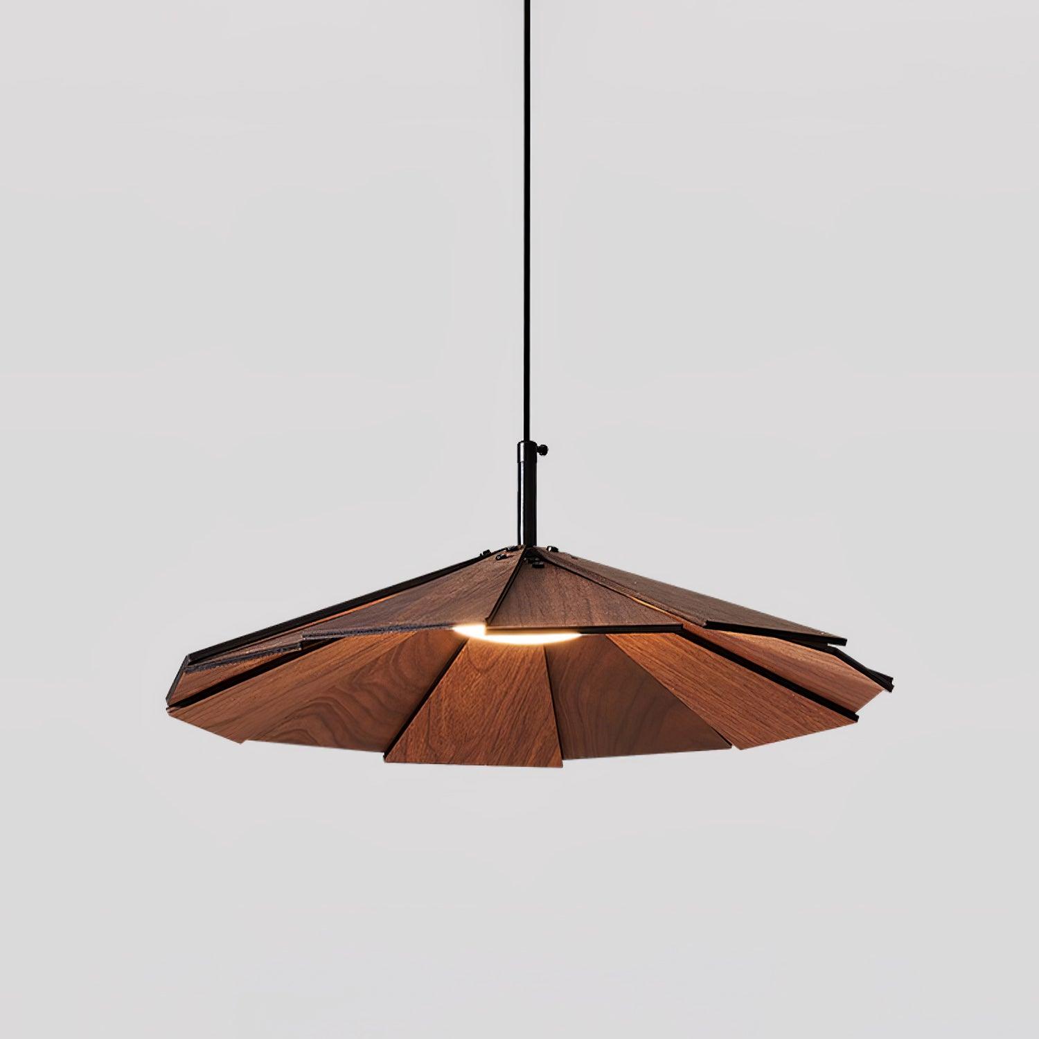 Umbrella Wooden Pendant Light - Letslighting