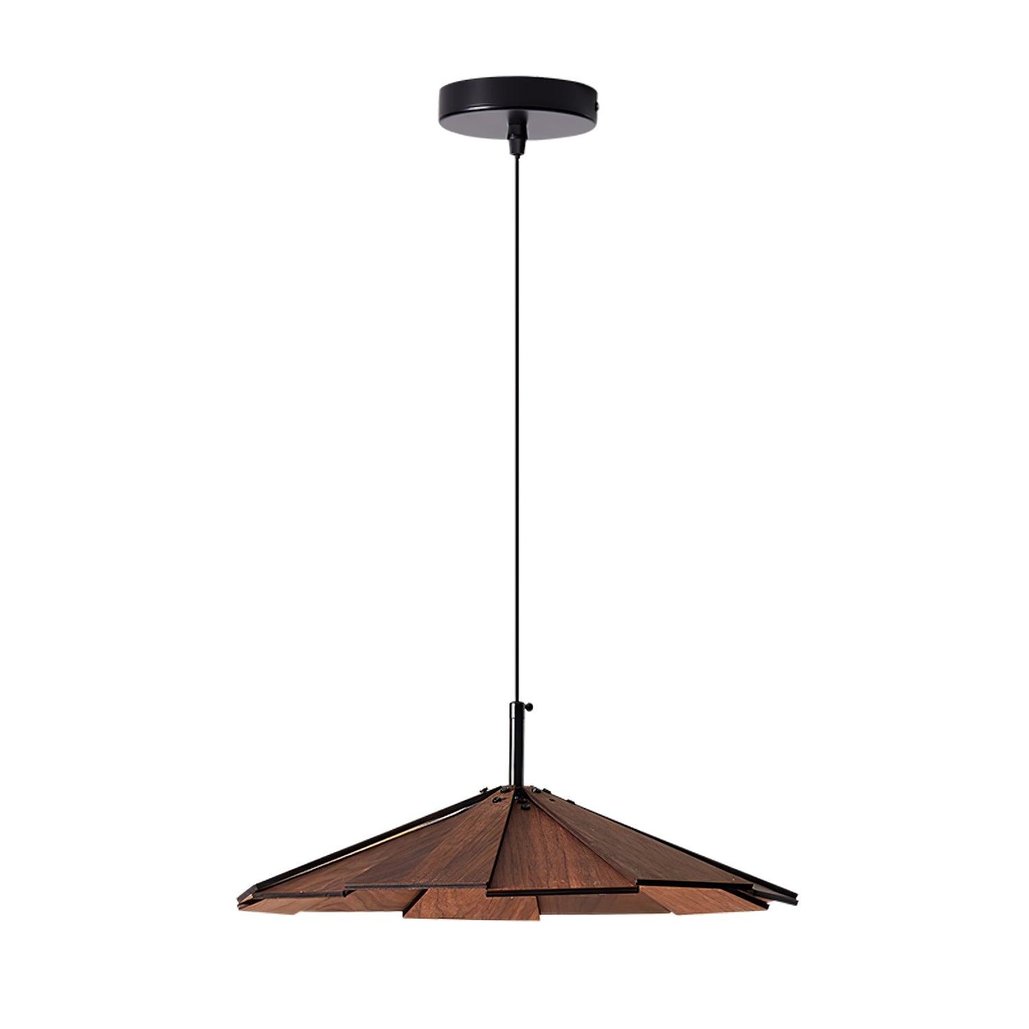 Umbrella Wooden Pendant Light - Letslighting