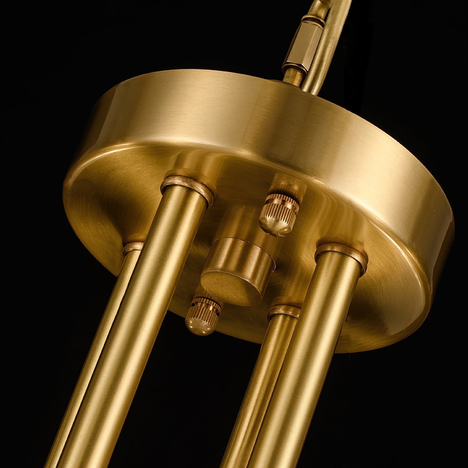 Aursorion Postmodern Luxury Brass Alabaster Chandelier - Lamp Copper