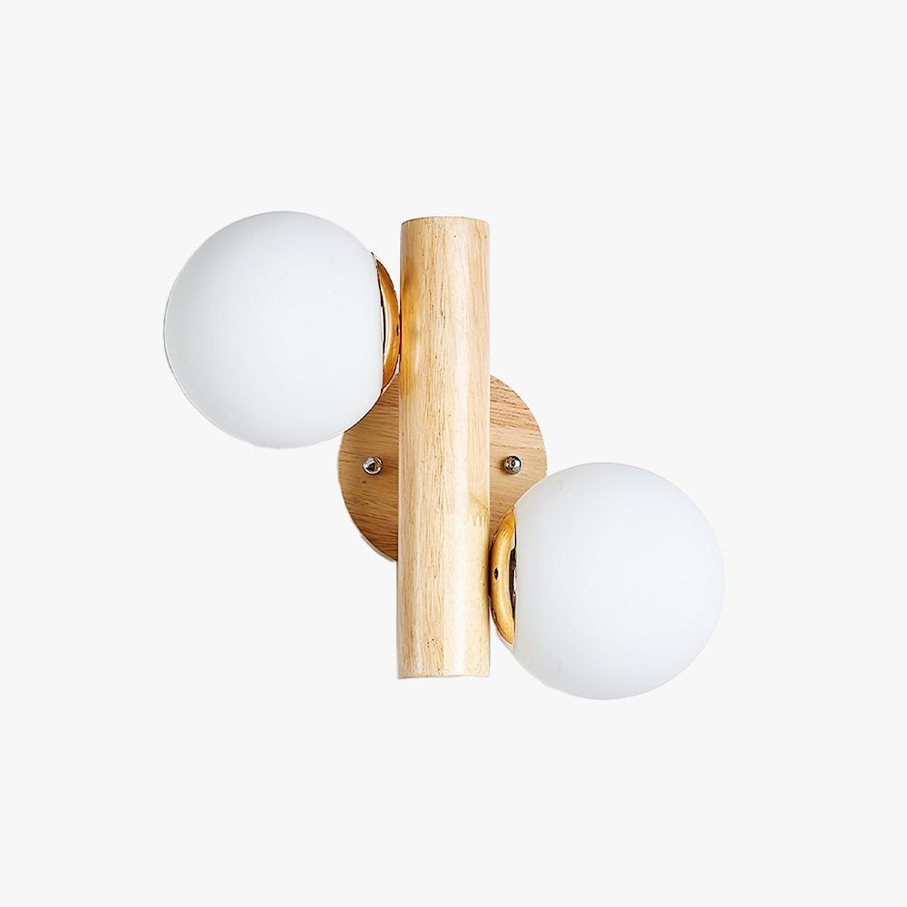 Muto Antique Cottage Wood Wall Light  Rotatable