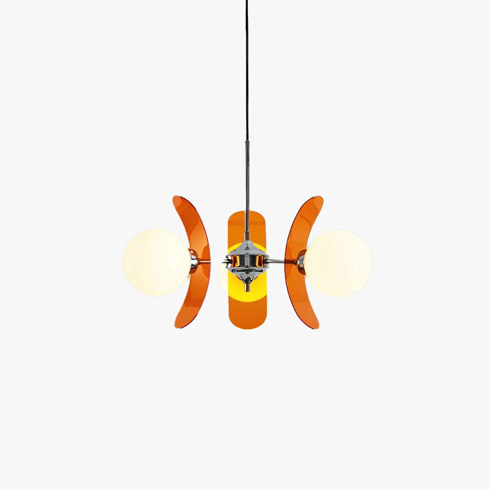 Aira Lámpara de Araña Marrón y Naranja