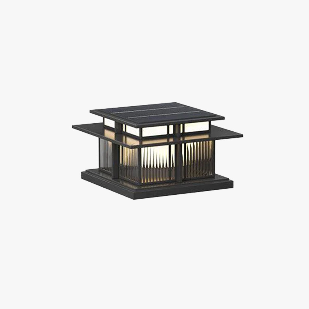 Ray Lámpara Exterior de Pilar Solar / Cableada