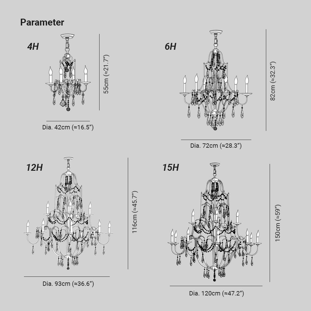 Kristy Crystal  Chandelier  Gorgeous Special  Farmhouse