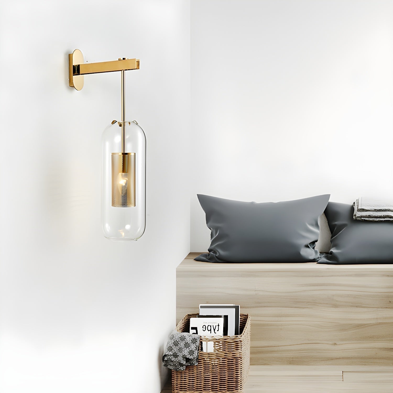 Vadim Glass Wall Lamp - Letslighting