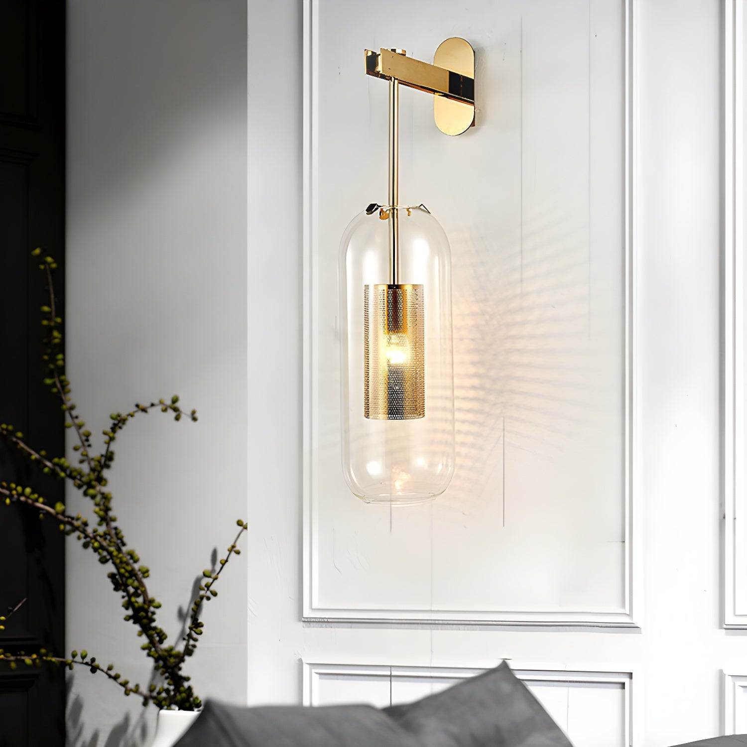 Vadim Glass Wall Lamp - Letslighting