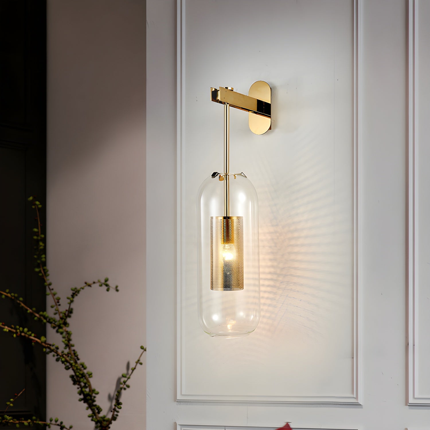 Vadim Glass Wall Lamp - Letslighting