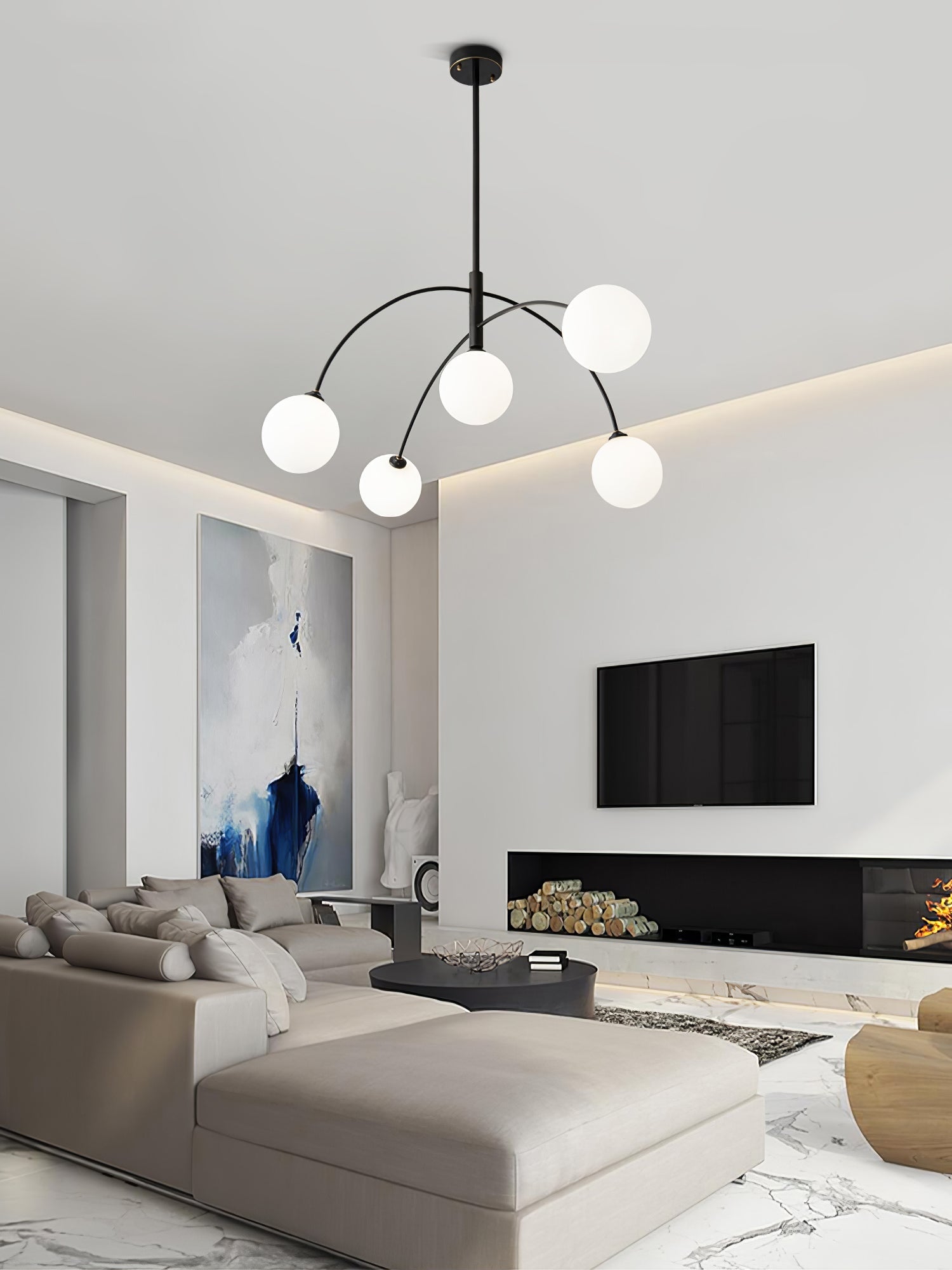 Valentina Arc Chandelier - Letslighting