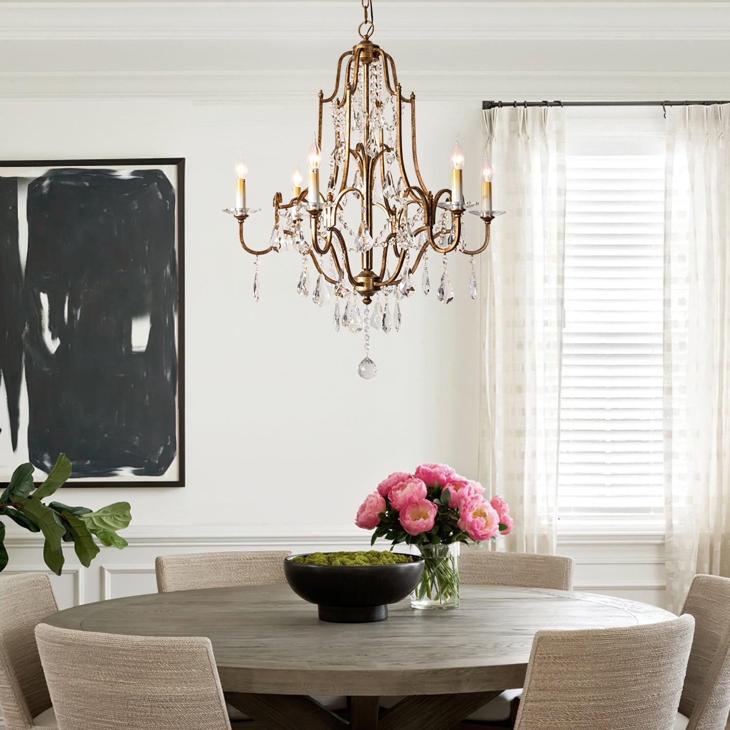 Kristy Crystal  Chandelier  Gorgeous Special  Farmhouse
