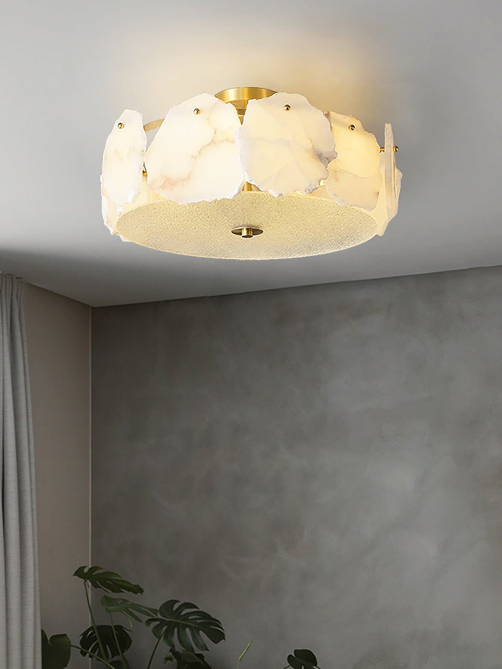 Amara Alabaster Flush Mount Ceiling Light - Letslighting