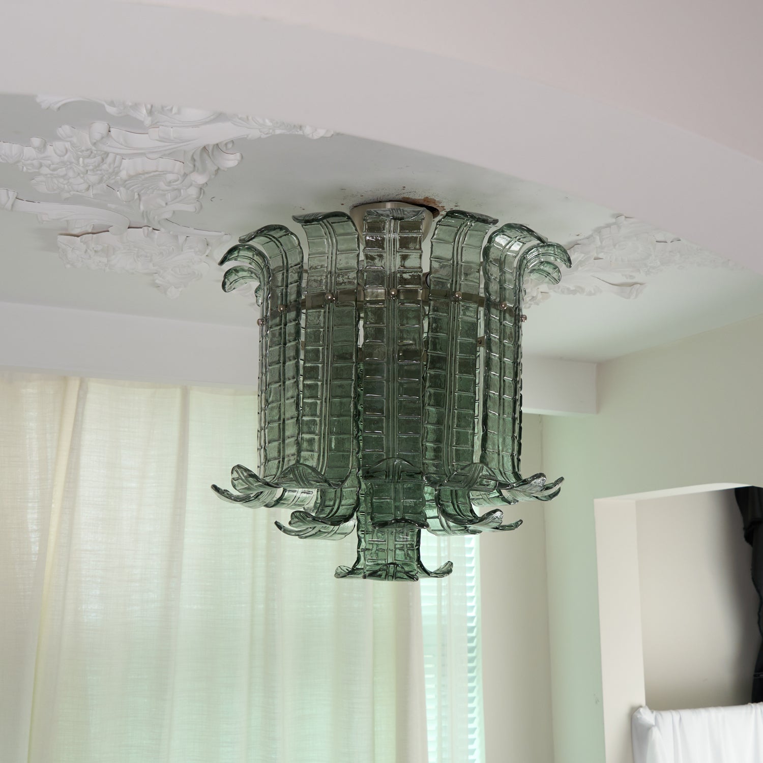Aurora Ceiling Lamp Murano Glass Petal Vintage - Letslighting