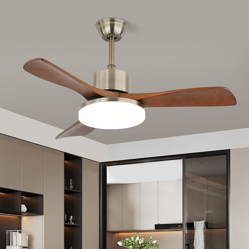 Ventilador de Techo Moderno Elara en un ambiente de salón
