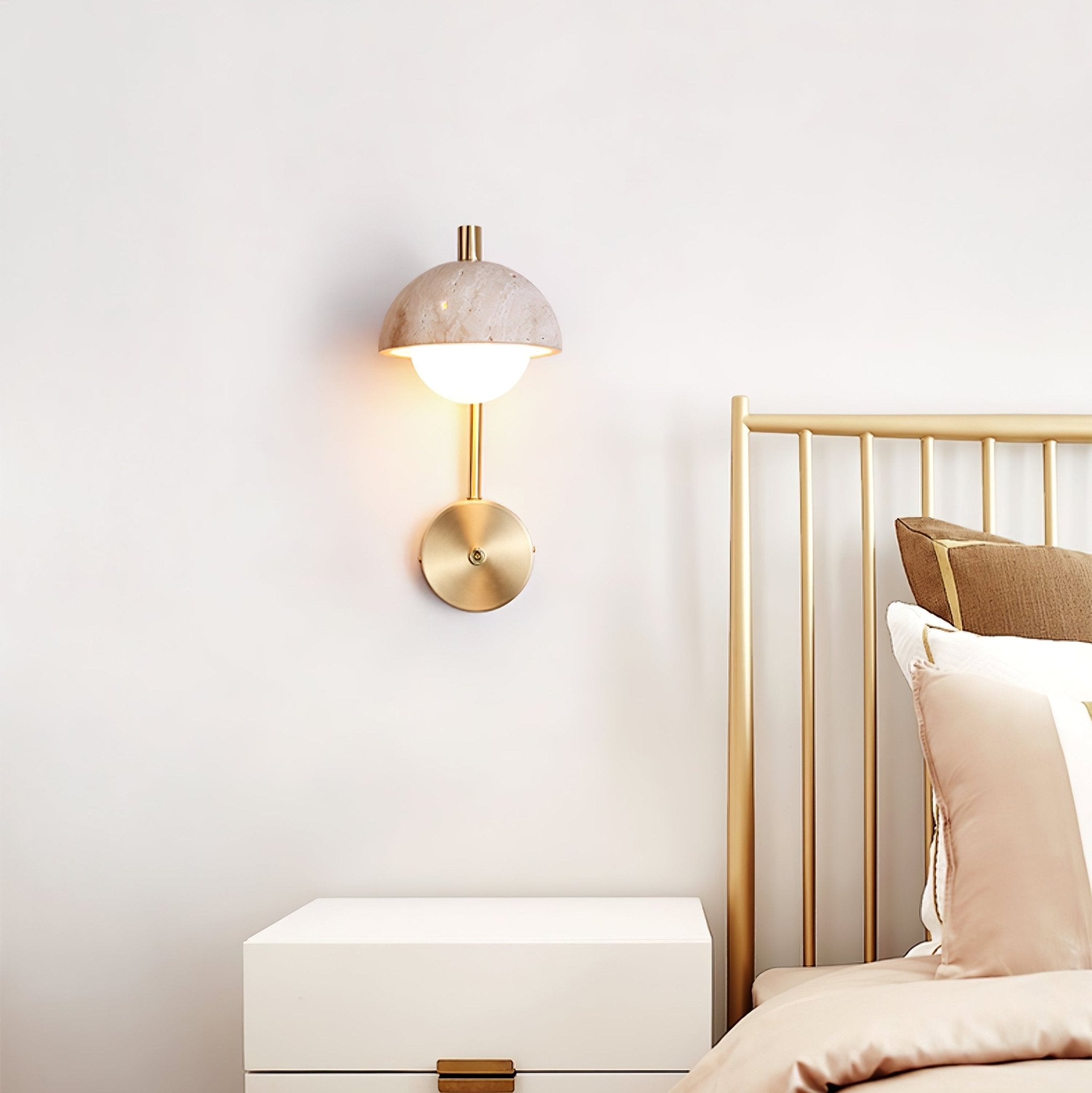 Ormaren Travertine Wall Light - Letslighting