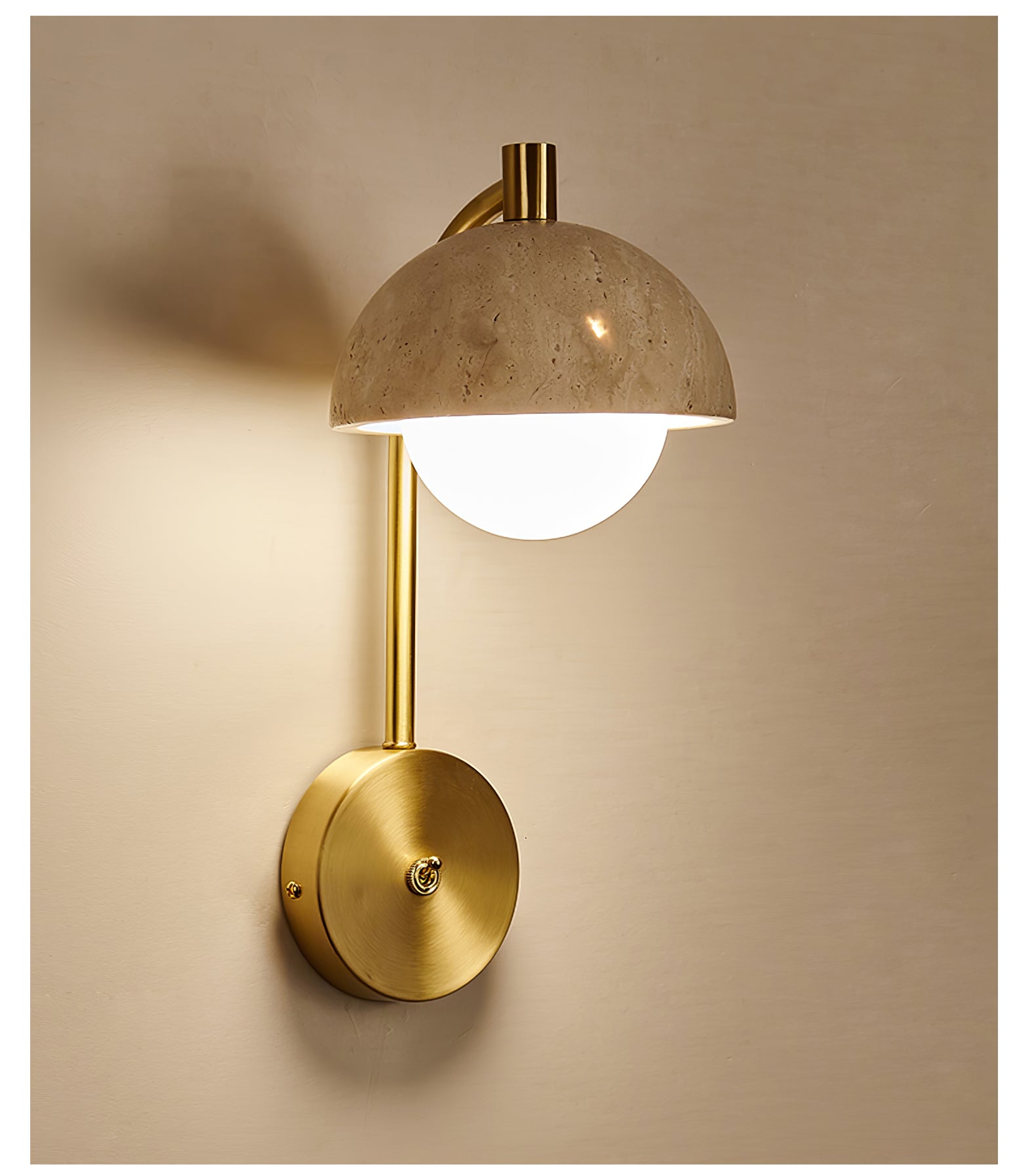 Ormaren Travertine Wall Light - Letslighting