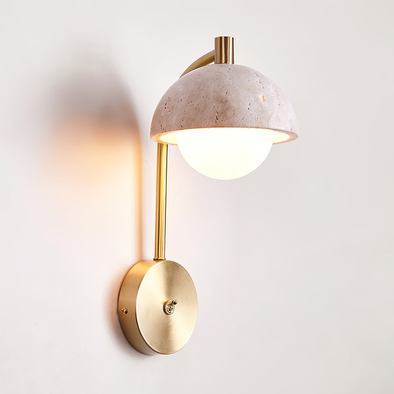 Ormaren Travertine Wall Light - Letslighting