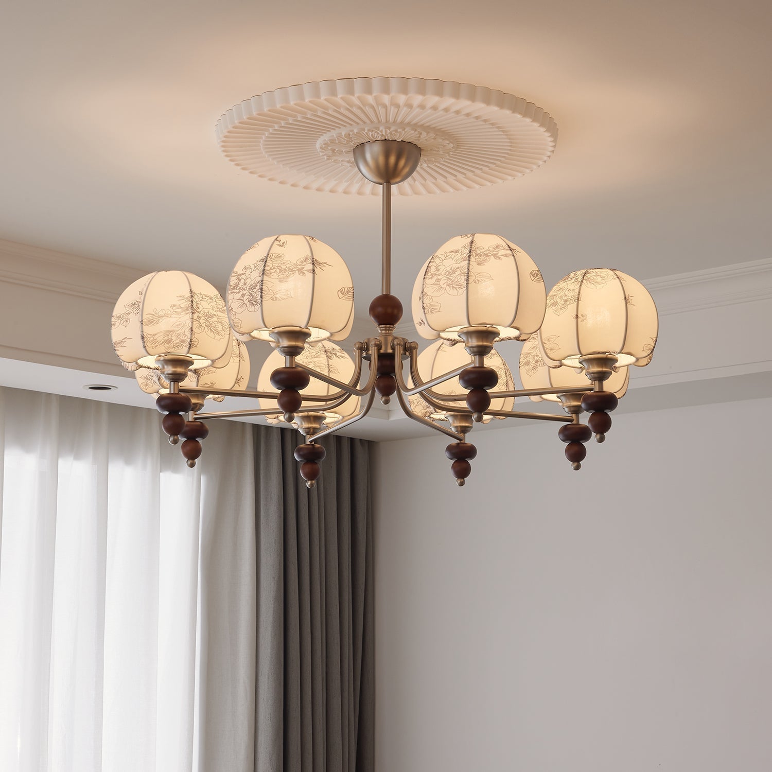 Velvet Petal Chandelier - Letslighting