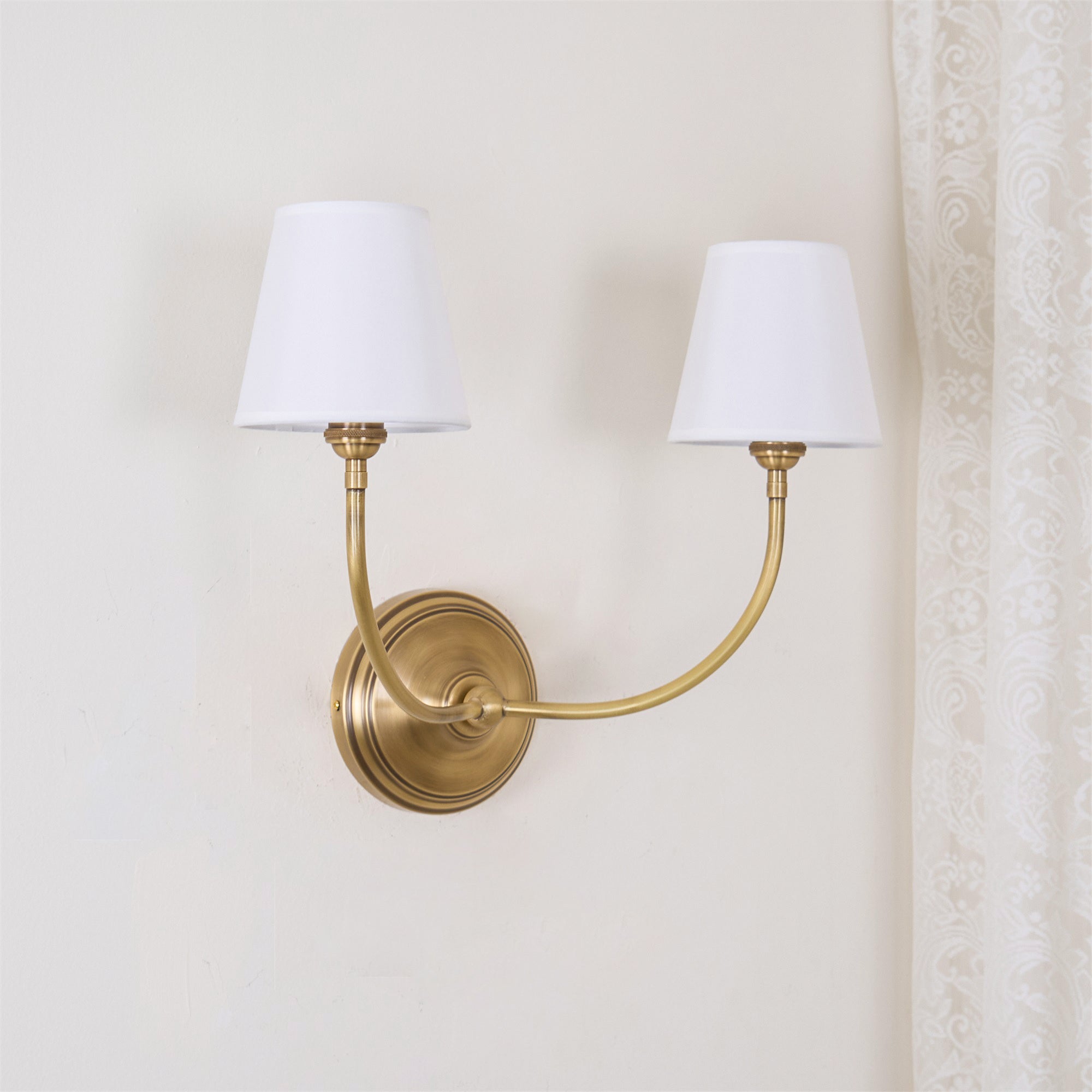 Silva Lámpara de Pared Clásica de Bronce Negro