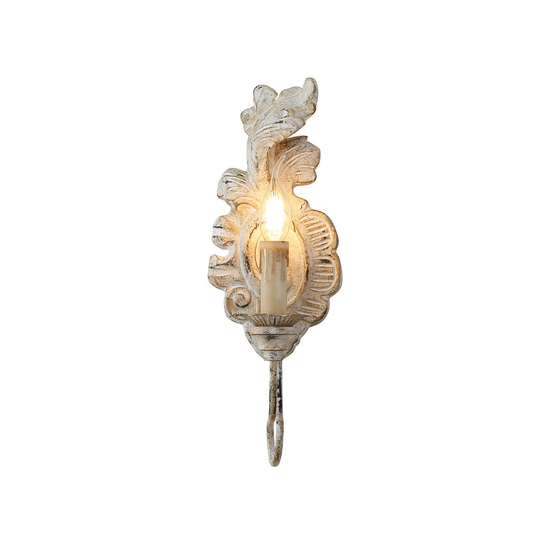 Olsilel Elegance Vintage Resin Metal Sconce Wall Lamp - Lamp Copper