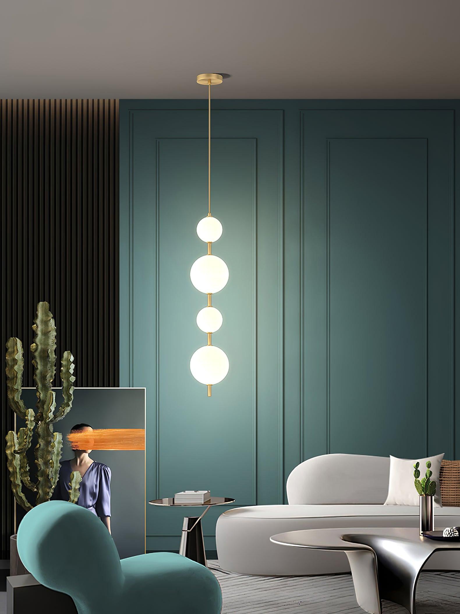 Vertical Globe Pendant Lamp - Letslighting