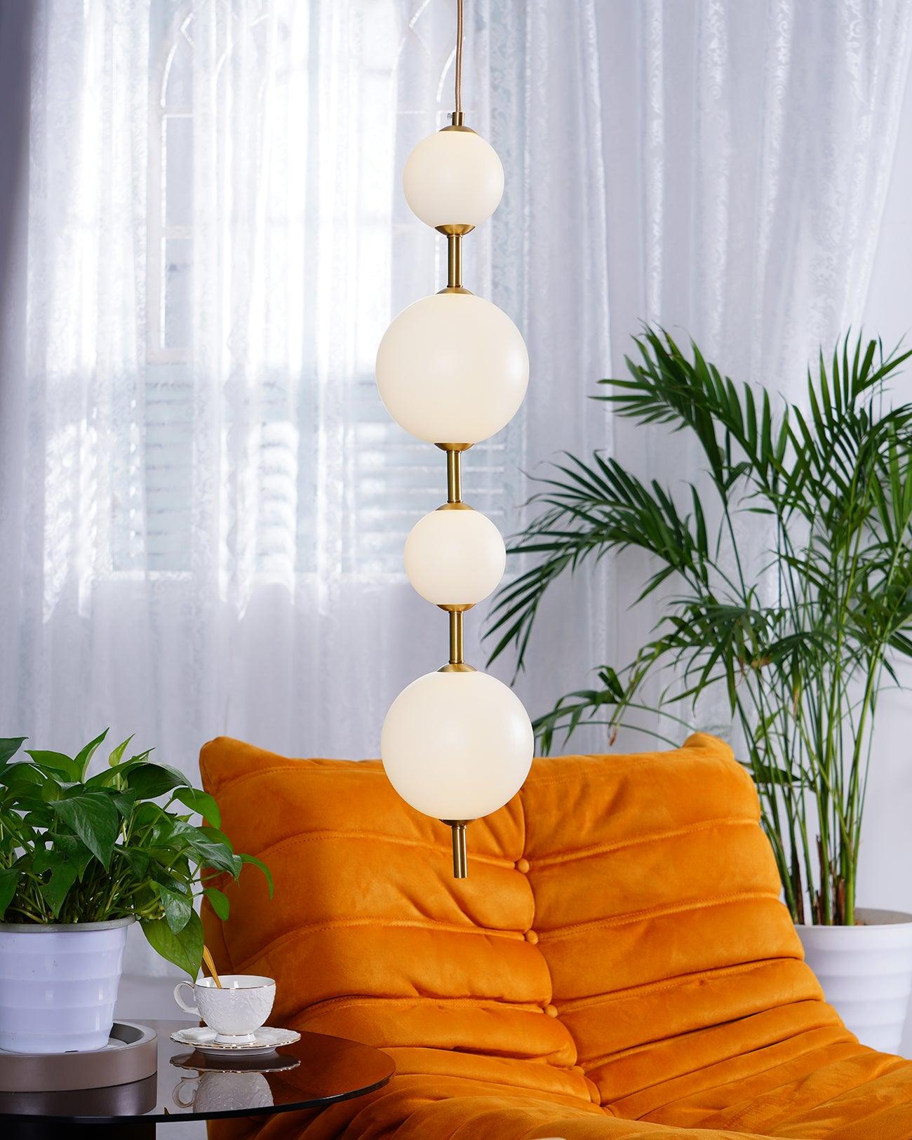 Vertical Globe Pendant Lamp - Letslighting
