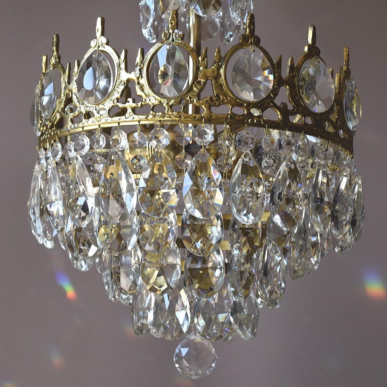 Vintage Crystal Chandelier - Letslighting