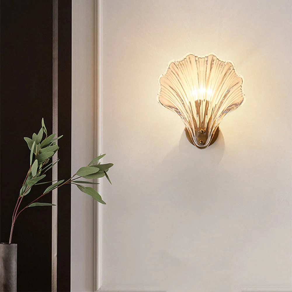 Arisha Moda Interior Pared Lámpara Metal Cristal Corredor Dormitorio