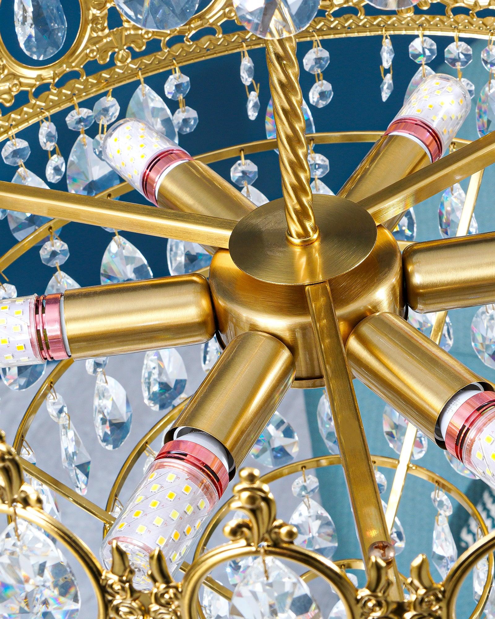 Vintage Crystal Chandelier - Letslighting