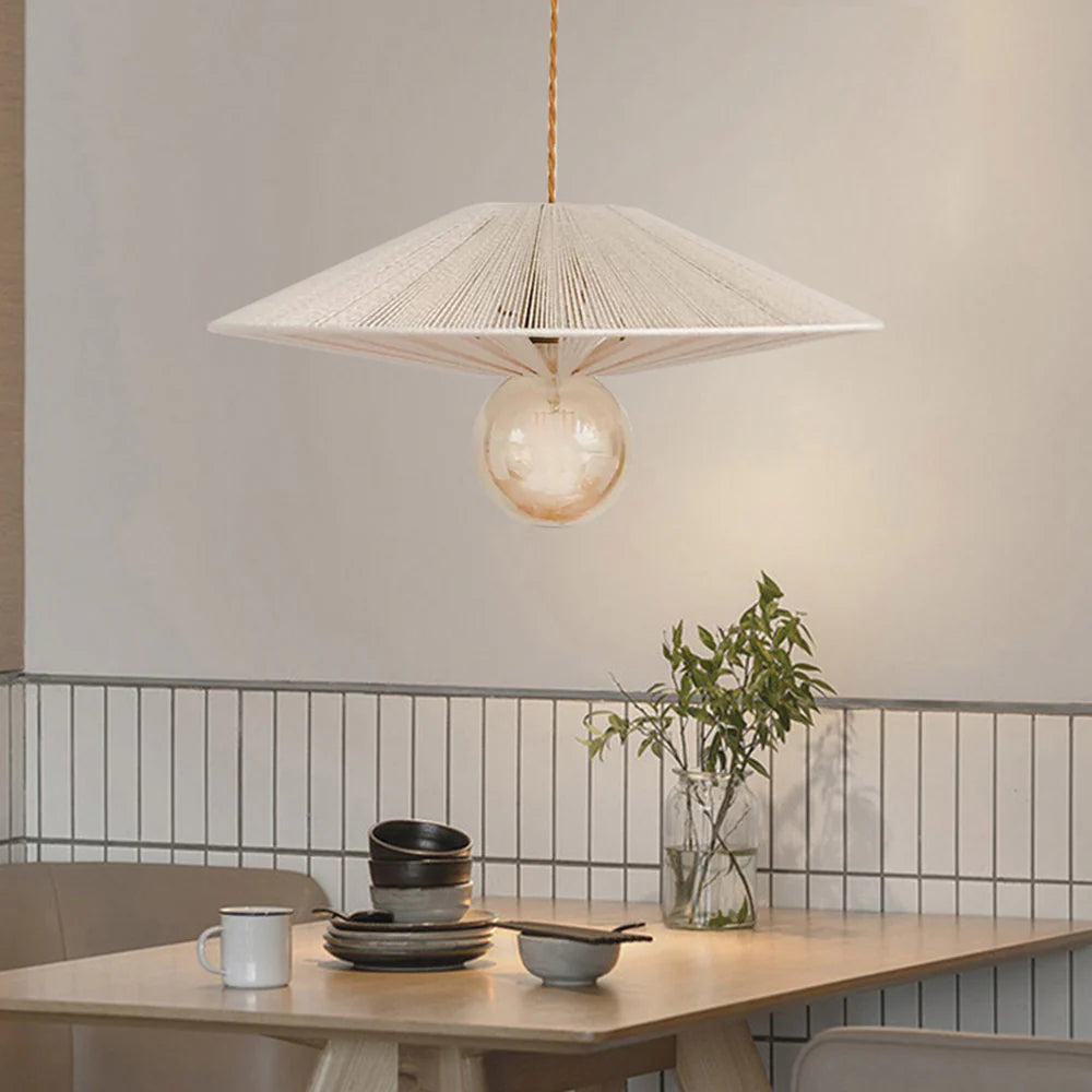 Ritta Cristal LED Lámpara Colgante Madera Comedor