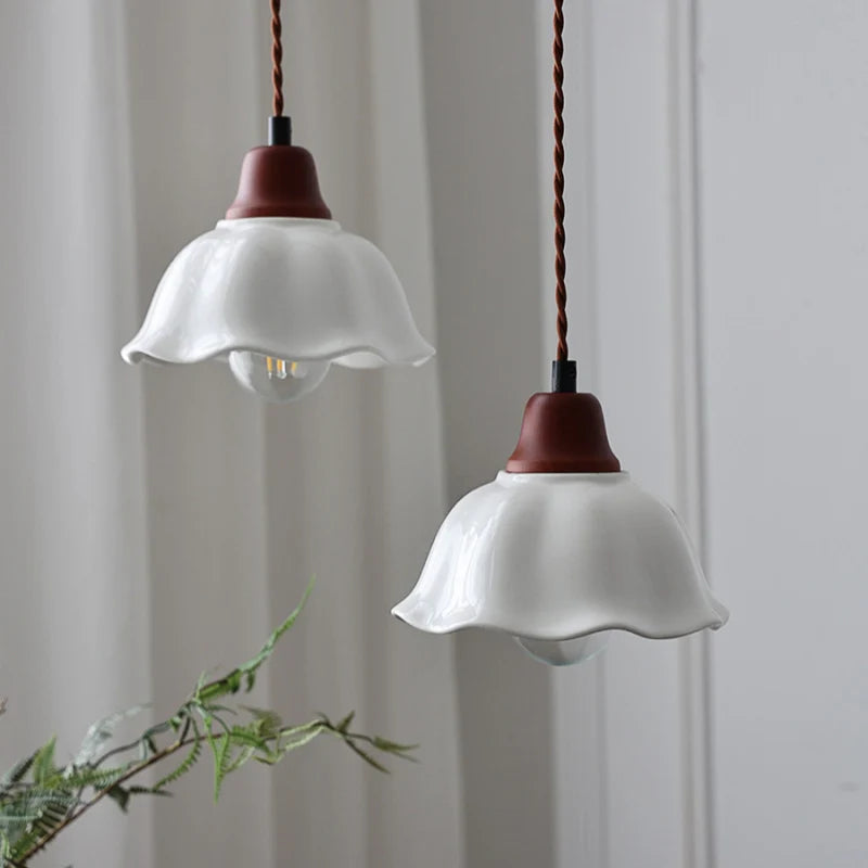 Silva Vintage Flor LED Lámpara Colgante Comedor