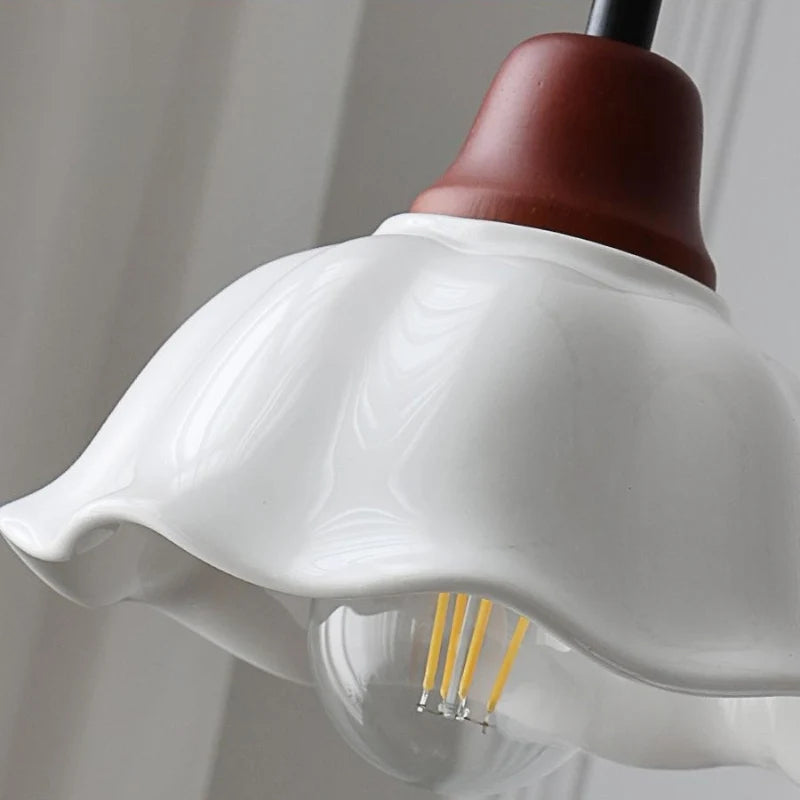 Silva Vintage Flor LED Lámpara Colgante Comedor