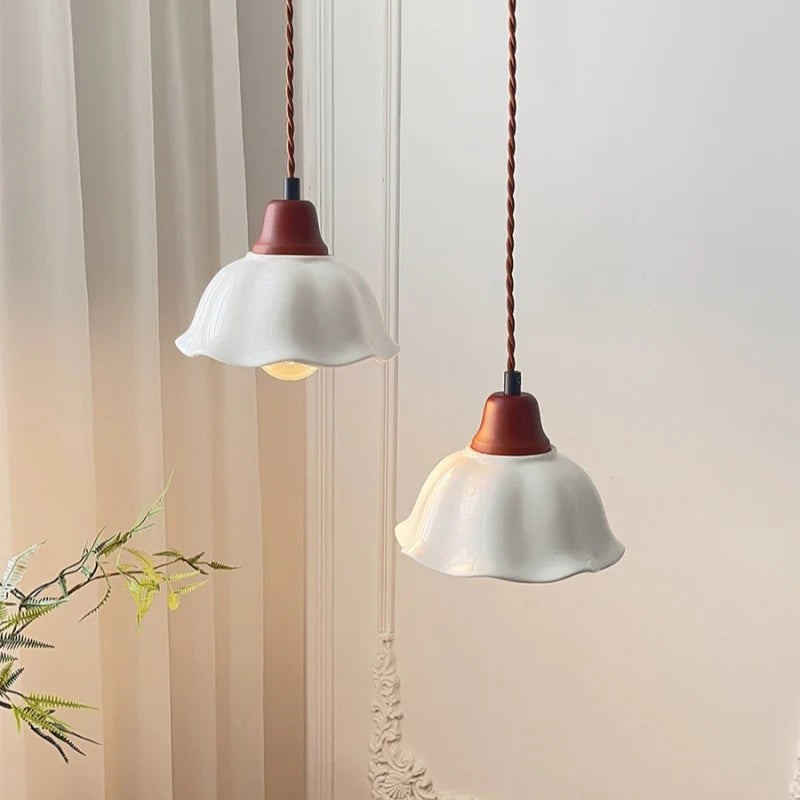 Silva Vintage Flor LED Lámpara Colgante Comedor