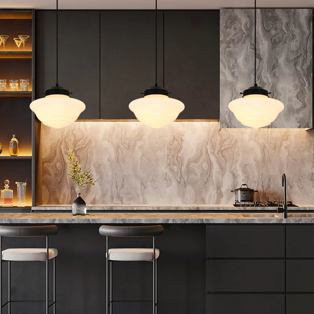 Valentina Minimalista LED Lámpara Colgante Vidrio Salón/Comedor