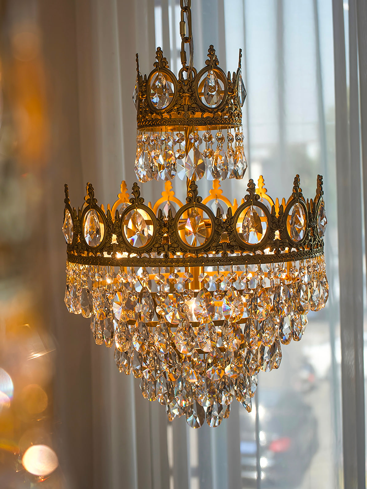 Vintage Crystal Chandelier - Letslighting