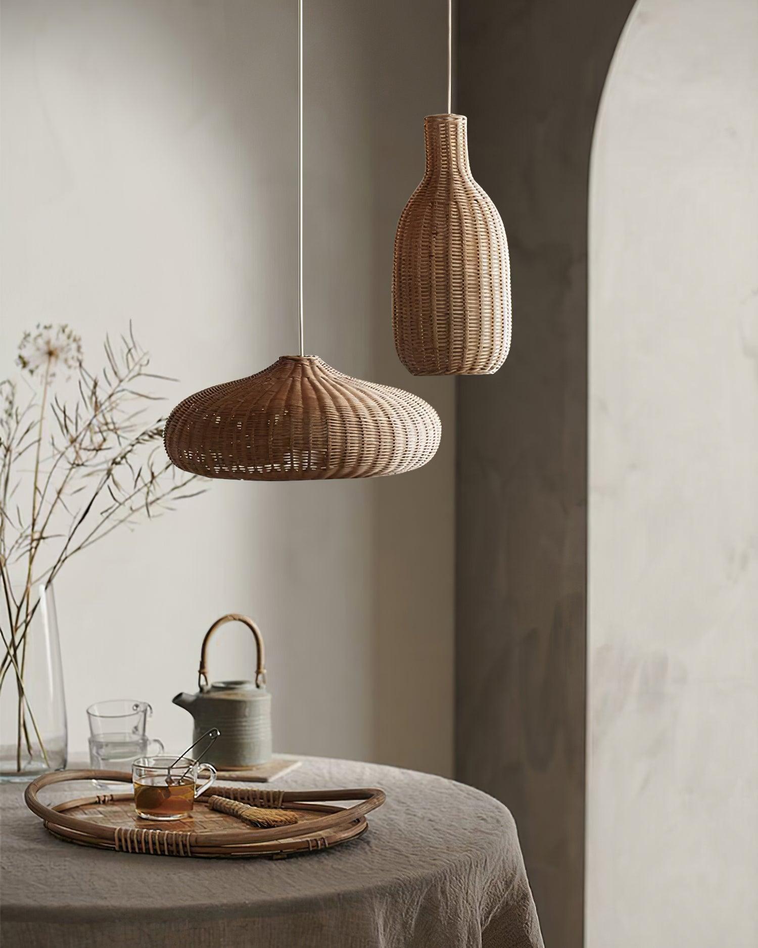 Vintage Rattan Pendant Lamp - Letslighting