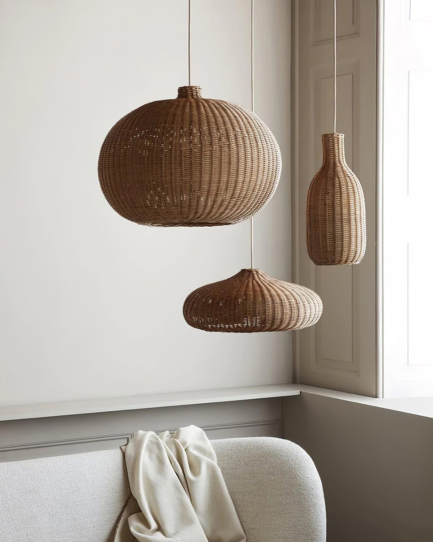 Vintage Rattan Pendant Lamp - Letslighting