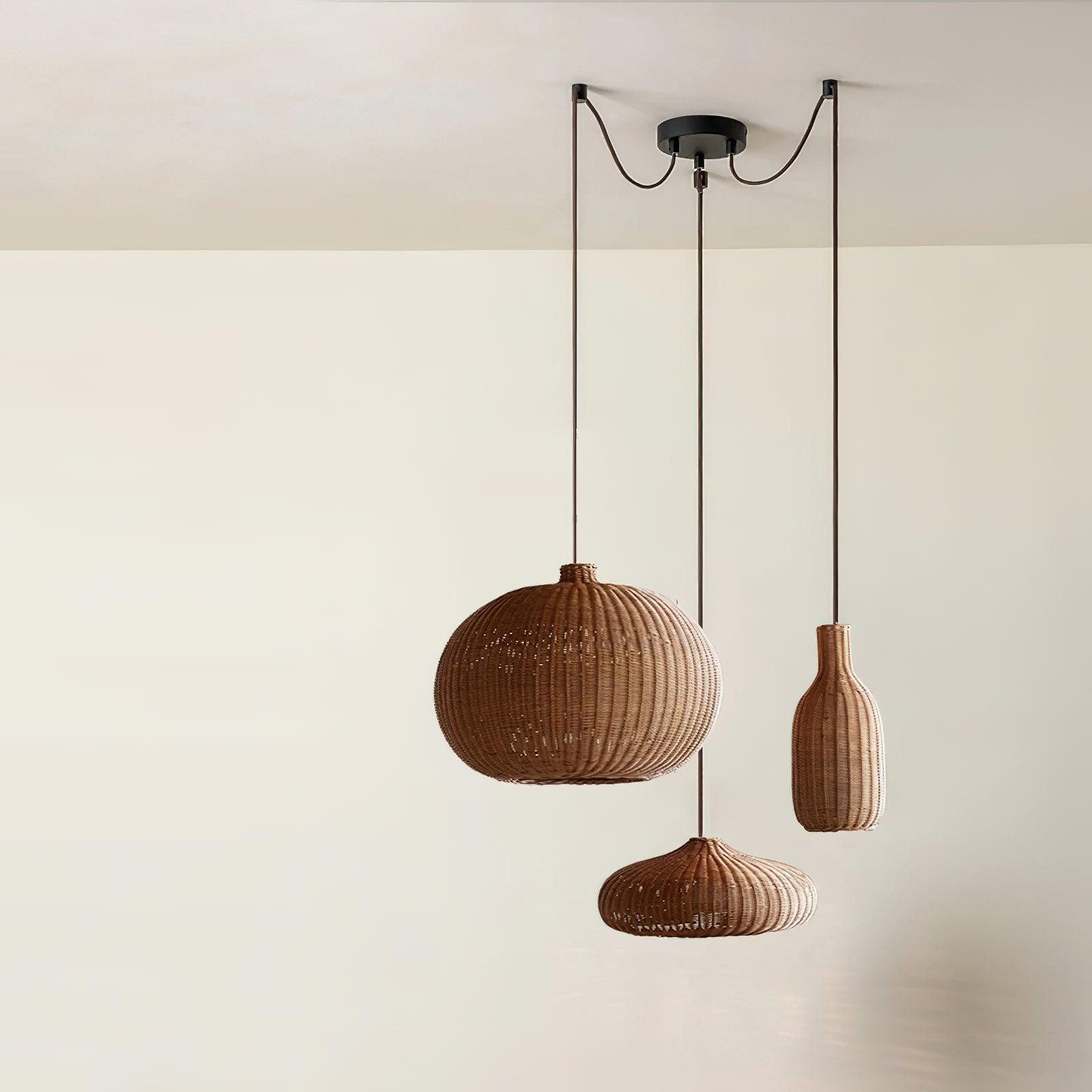Vintage Rattan Pendant Lamp - Letslighting
