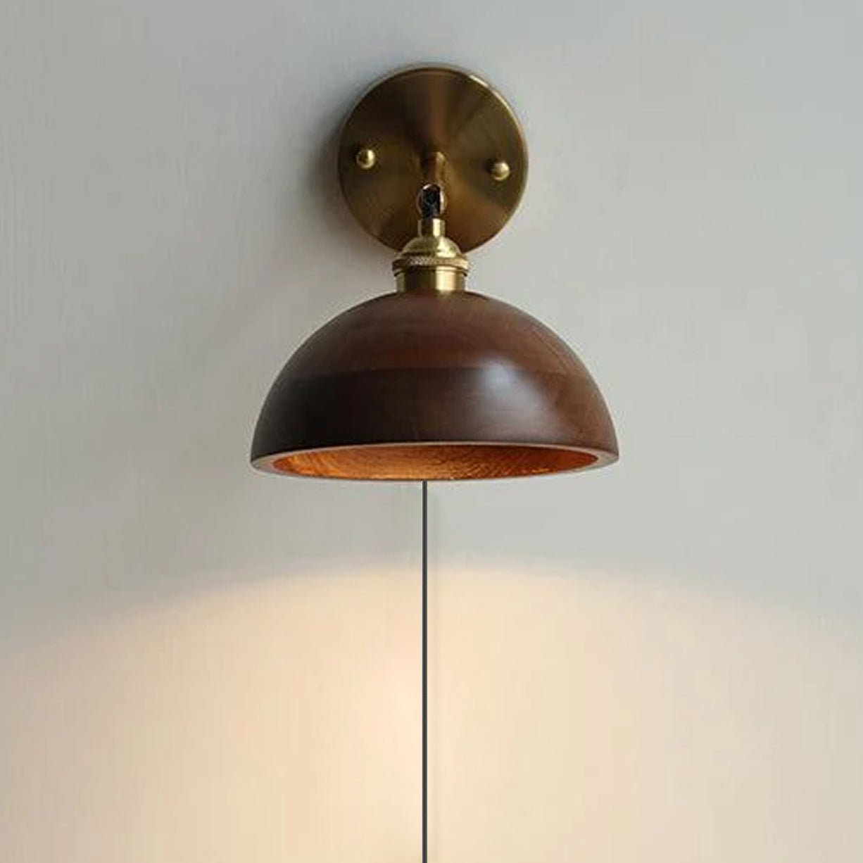 Muto Lámpara de Pared Vintage con Interruptor de Cadena