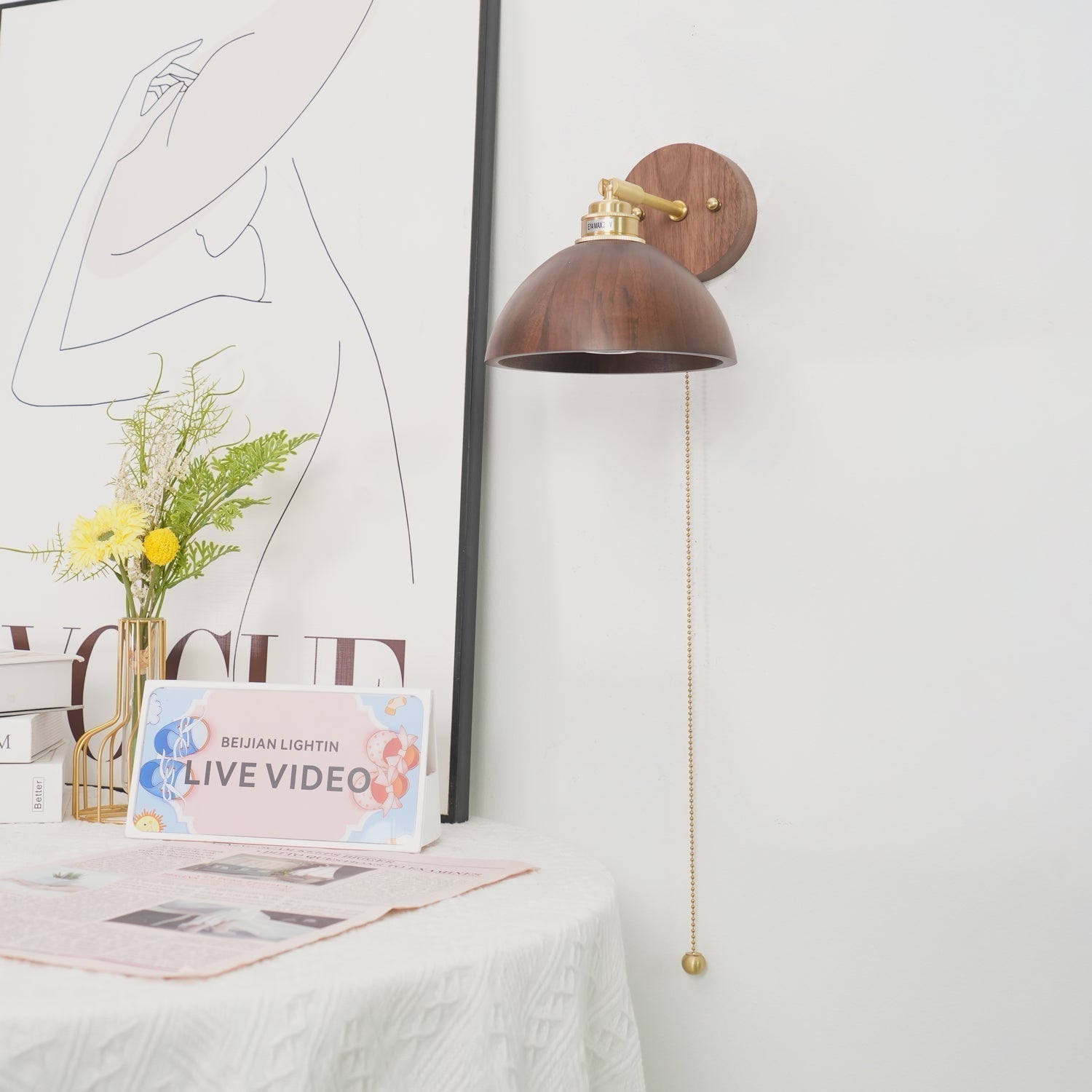 Rhett Pull Wall Lamp - Letslighting