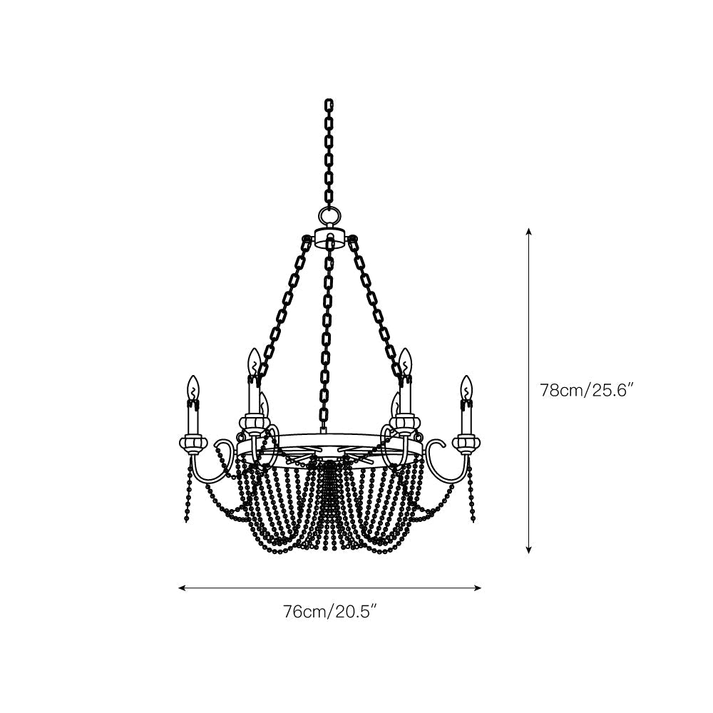 Alzoros Postmodern Luxury Wooden Crystal Chandelier - Lamp Copper