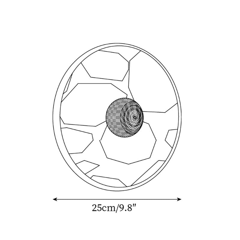 Wall Lamp Marble Disc LED Modern Light Fixture Multiple Colors - Letslighting