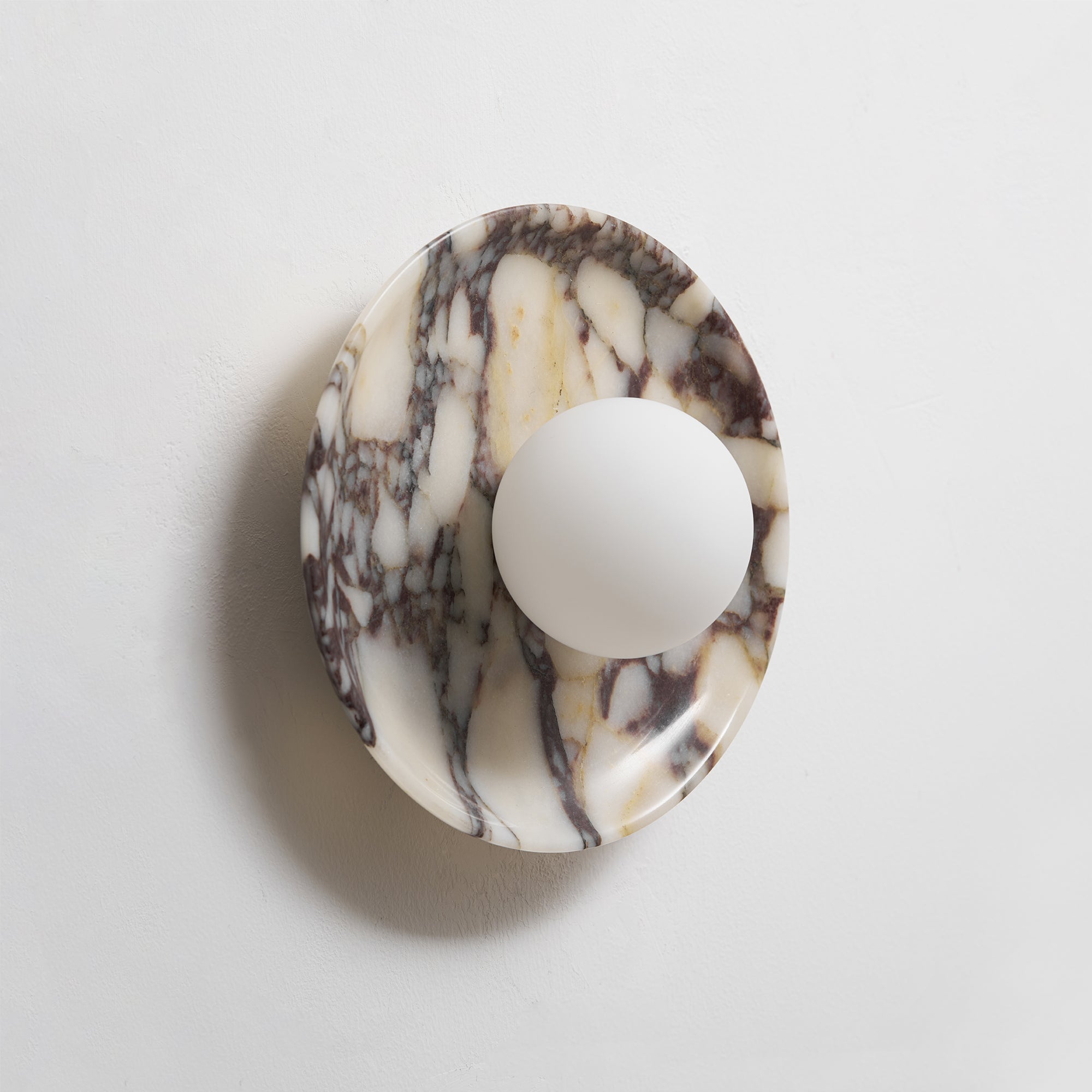 Cacariel Modern Minimalist Marble Glass Wall Lamp - Lamp Copper