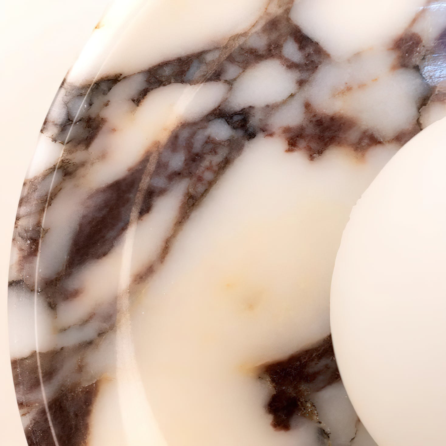 Cacariel Modern Minimalist Marble Glass Wall Lamp - Lamp Copper