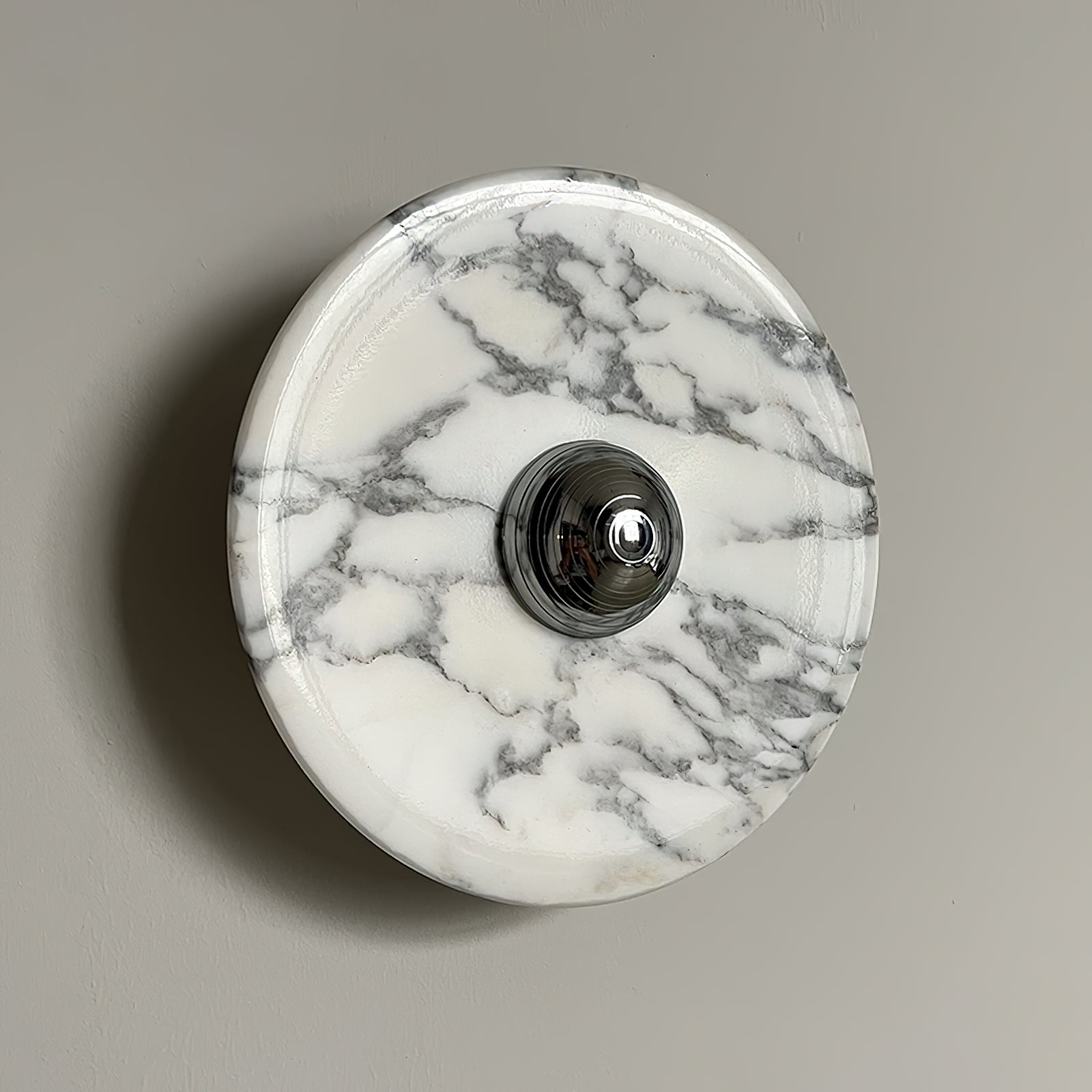 Wall Lamp Marble Disc LED Modern Light Fixture Multiple Colors - Letslighting