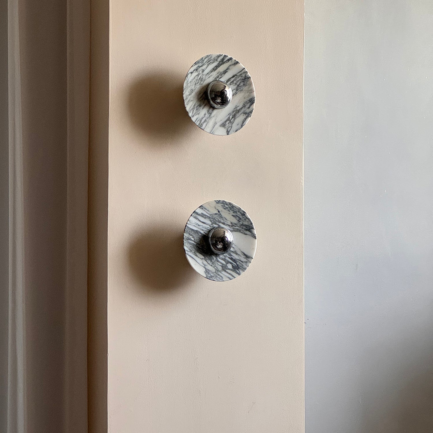 Wall Lamp Marble Disc LED Modern Light Fixture Multiple Colors - Letslighting